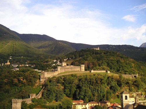 View of Montebello Castle