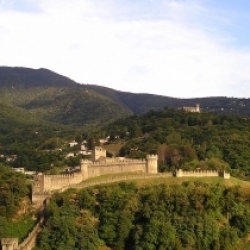 View of Montebello Castle